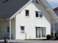 Beispiel eines Vorbaurollladen mit Kastenform rund in weiß